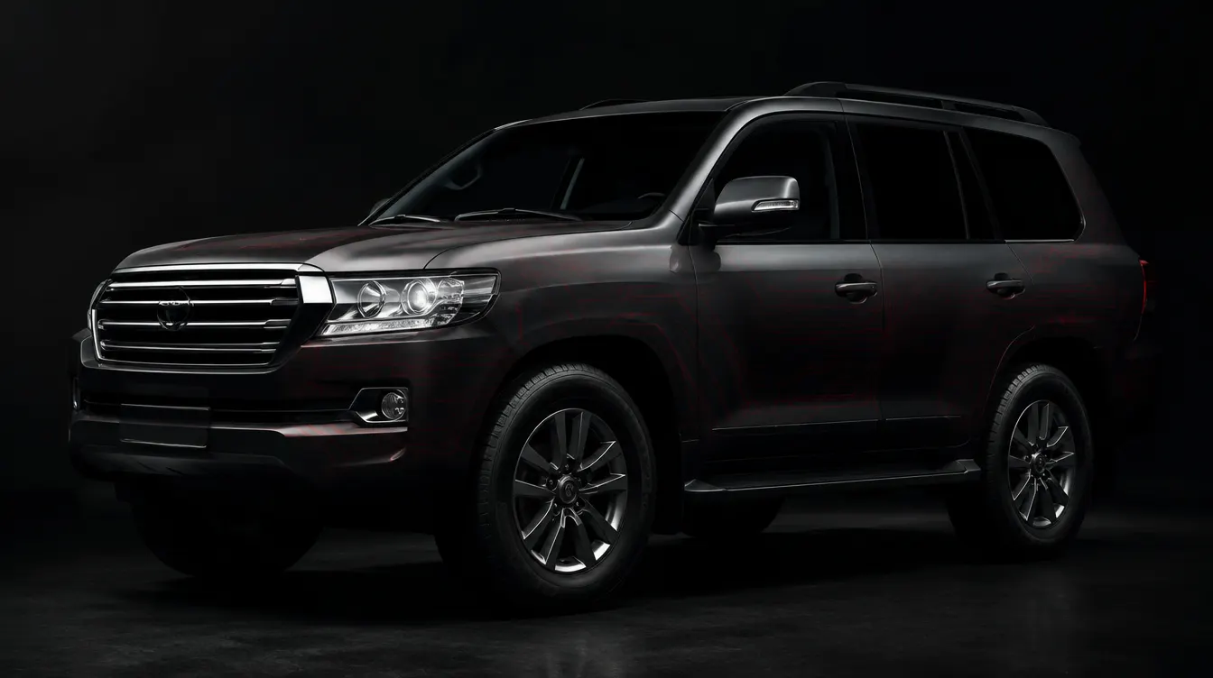 Toyota Land Cruiser con arquitectura electrónica visible