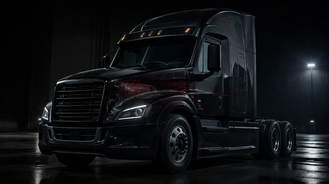 Camión Freightliner con sistemas ECM