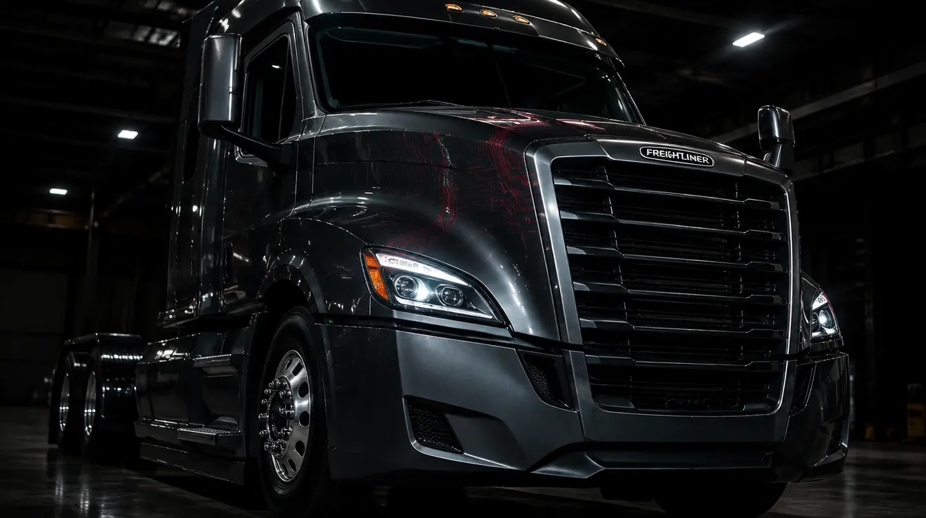 Camión Freightliner con sistema de control electrónico